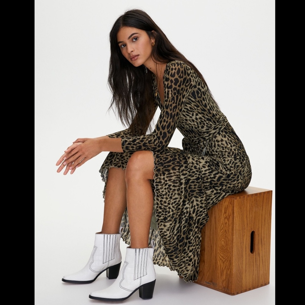 Leopard Wrap Dress